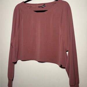 Victoria's Secret Dusty Rose Crop Top